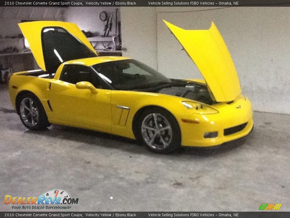 2010 Chevrolet Corvette Grand Sport Coupe Velocity Yellow / Ebony Black Photo #3