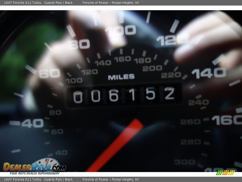 1997 Porsche 911 Turbo Guards Red / Black Photo #24