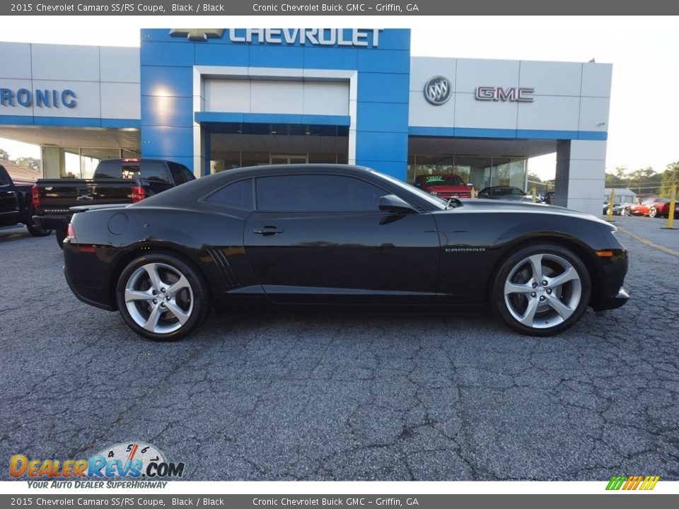 2015 Chevrolet Camaro SS/RS Coupe Black / Black Photo #8