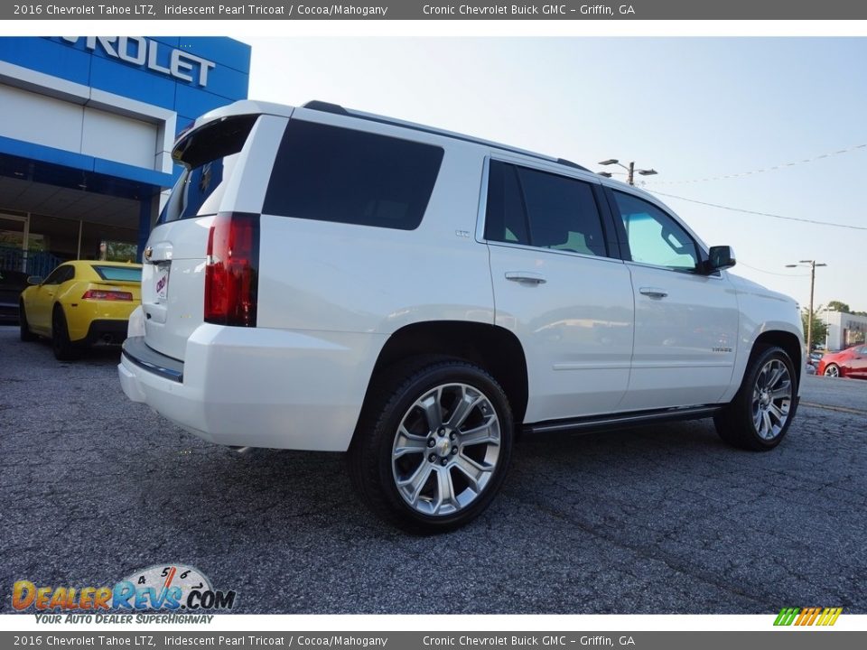 2016 Chevrolet Tahoe LTZ Iridescent Pearl Tricoat / Cocoa/Mahogany Photo #7