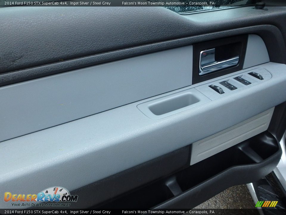 2014 Ford F150 STX SuperCab 4x4 Ingot Silver / Steel Grey Photo #19