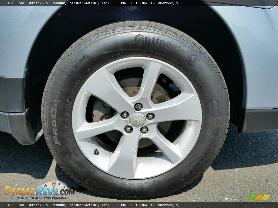2014 Subaru Outback 2.5i Premium Ice Silver Metallic / Black Photo #27