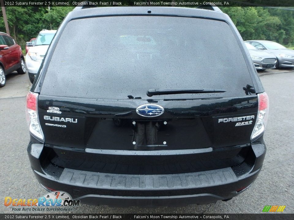 2012 Subaru Forester 2.5 X Limited Obsidian Black Pearl / Black Photo #3