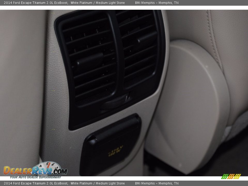 2014 Ford Escape Titanium 2.0L EcoBoost White Platinum / Medium Light Stone Photo #23