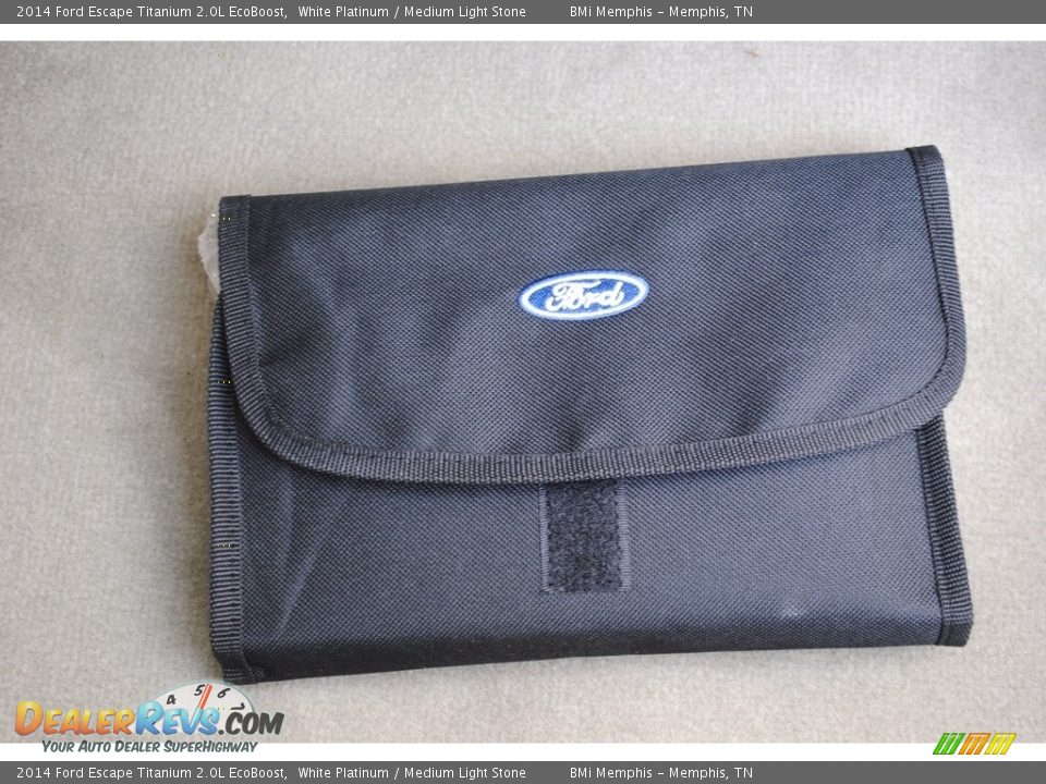 2014 Ford Escape Titanium 2.0L EcoBoost White Platinum / Medium Light Stone Photo #28