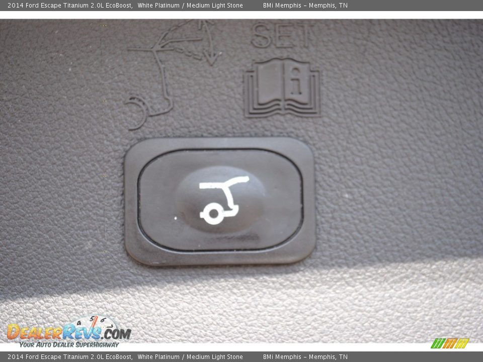 2014 Ford Escape Titanium 2.0L EcoBoost White Platinum / Medium Light Stone Photo #31