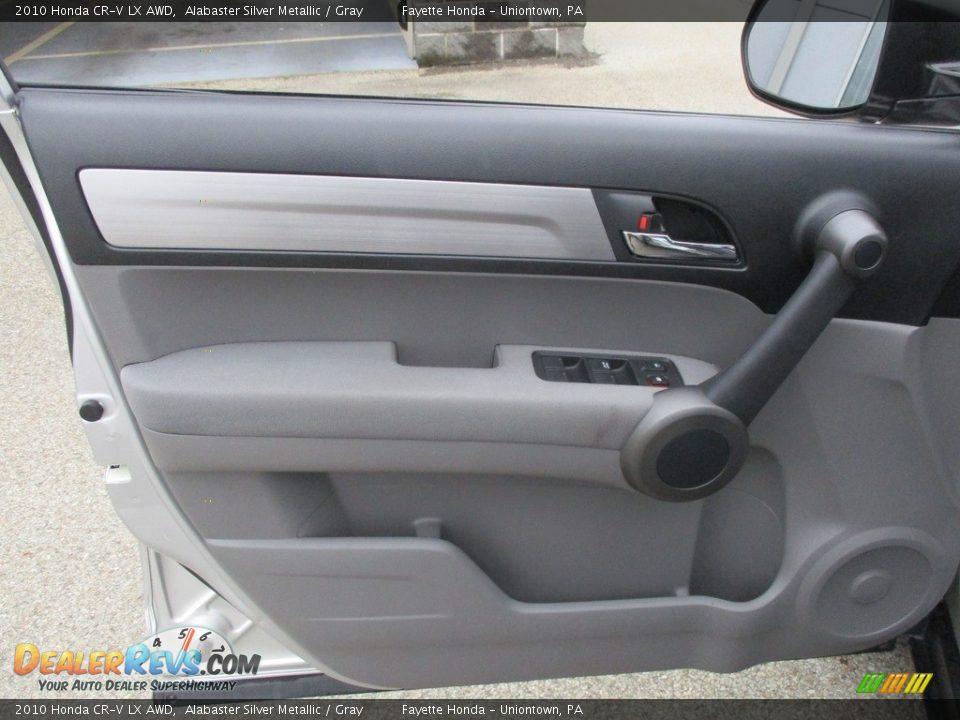 2010 Honda CR-V LX AWD Alabaster Silver Metallic / Gray Photo #6