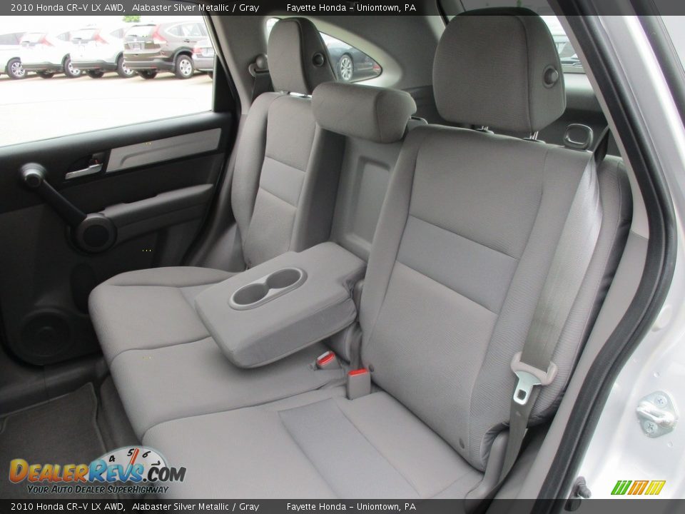2010 Honda CR-V LX AWD Alabaster Silver Metallic / Gray Photo #8