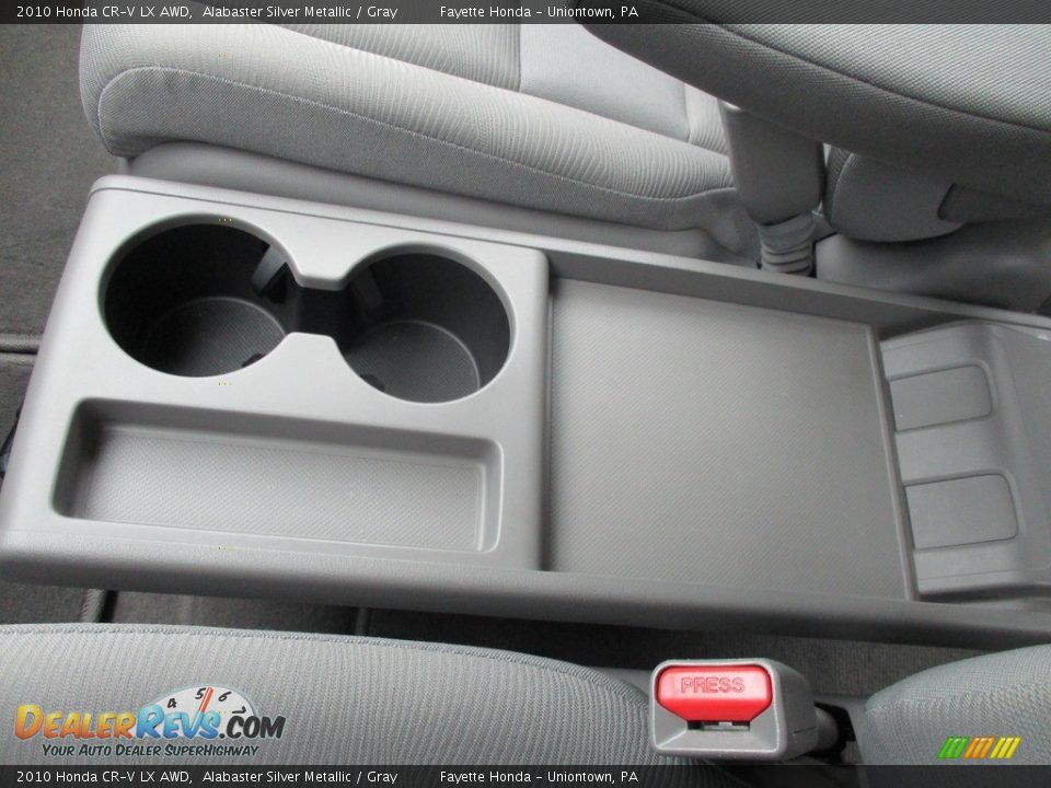 2010 Honda CR-V LX AWD Alabaster Silver Metallic / Gray Photo #13
