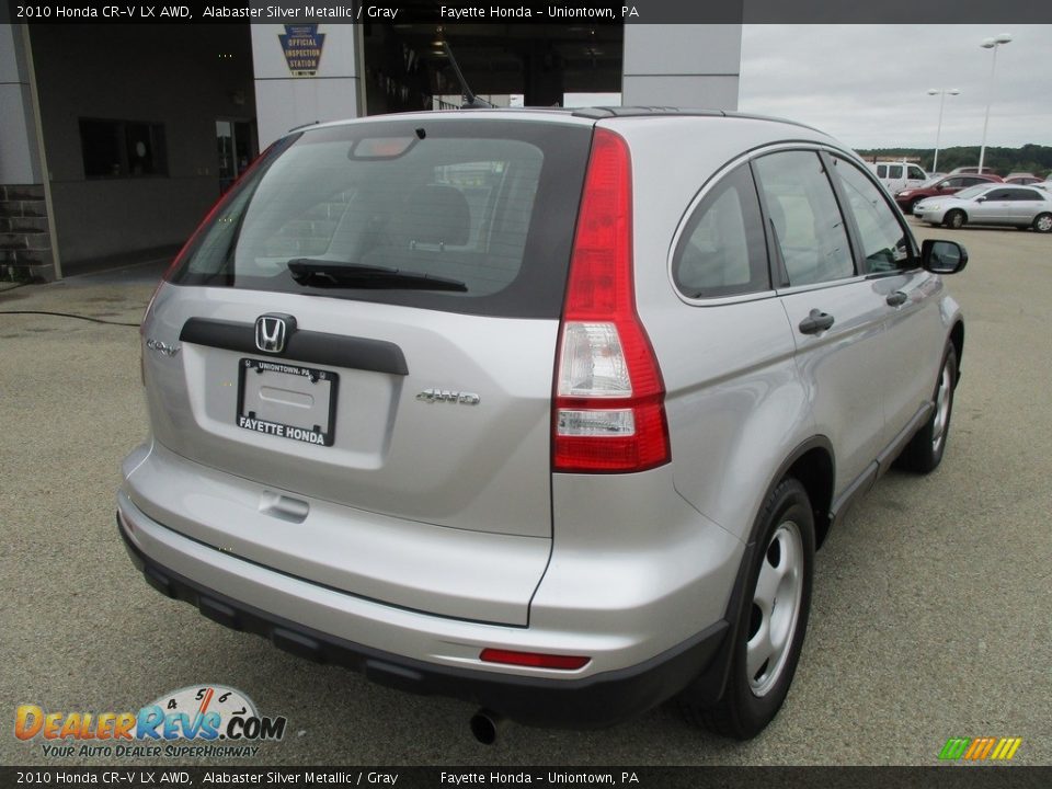 2010 Honda CR-V LX AWD Alabaster Silver Metallic / Gray Photo #17