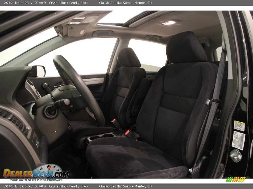 2010 Honda CR-V EX AWD Crystal Black Pearl / Black Photo #5