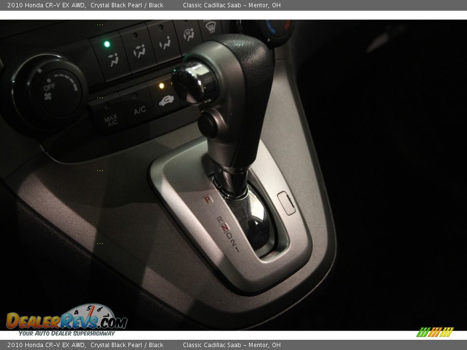2010 Honda CR-V EX AWD Crystal Black Pearl / Black Photo #10