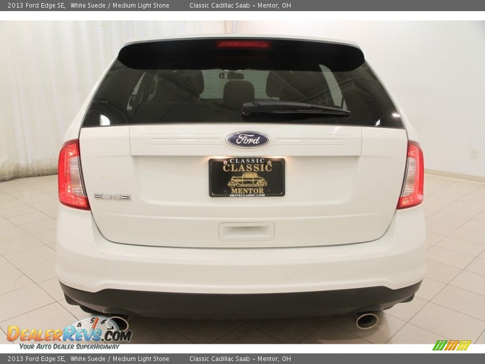 2013 Ford Edge SE White Suede / Medium Light Stone Photo #15