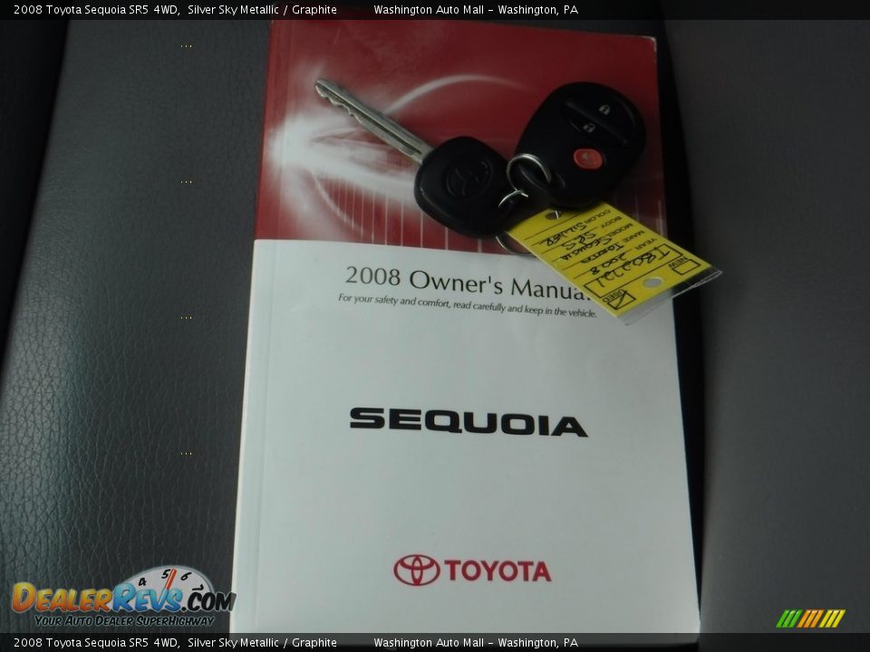 2008 Toyota Sequoia SR5 4WD Silver Sky Metallic / Graphite Photo #25