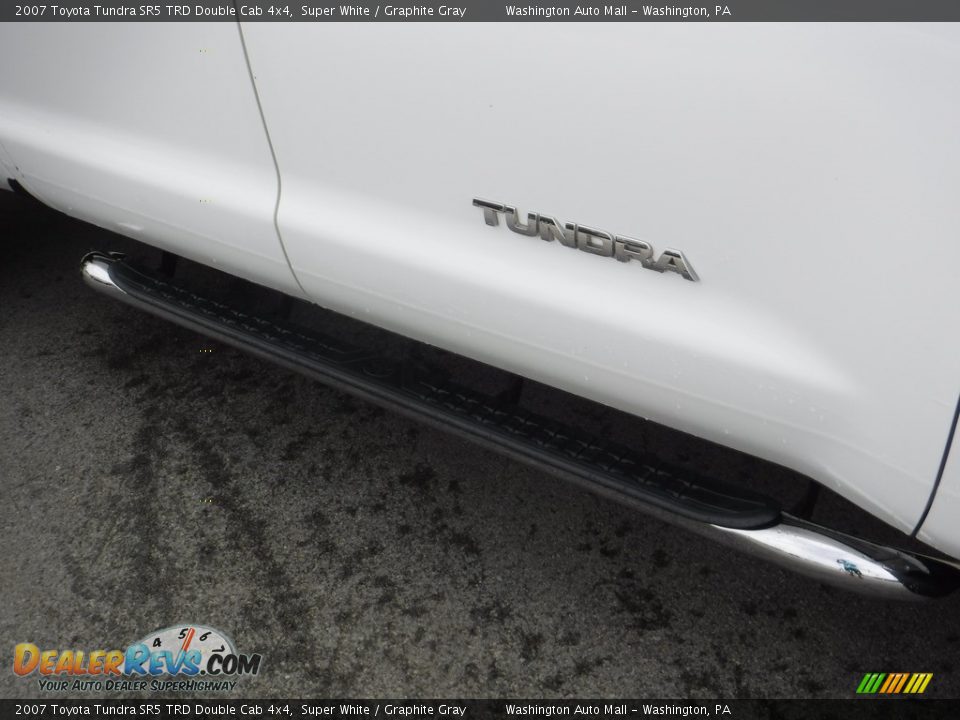 2007 Toyota Tundra SR5 TRD Double Cab 4x4 Super White / Graphite Gray Photo #3