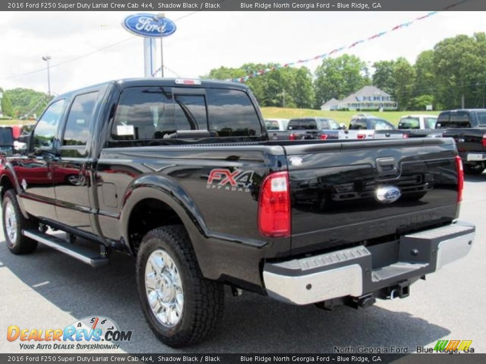 2016 Ford F250 Super Duty Lariat Crew Cab 4x4 Shadow Black / Black Photo #3