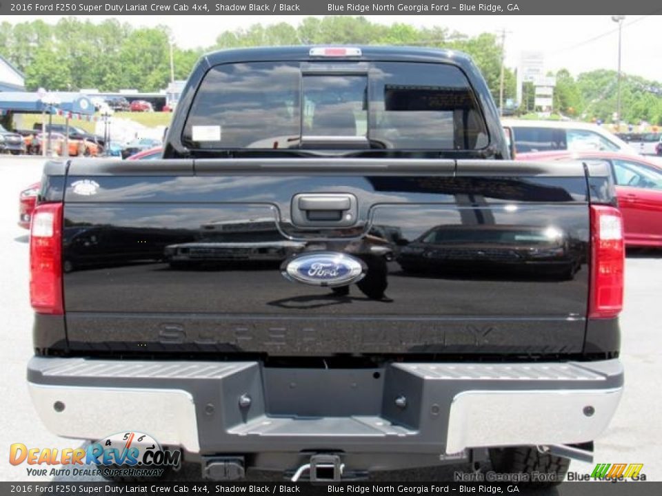 2016 Ford F250 Super Duty Lariat Crew Cab 4x4 Shadow Black / Black Photo #4