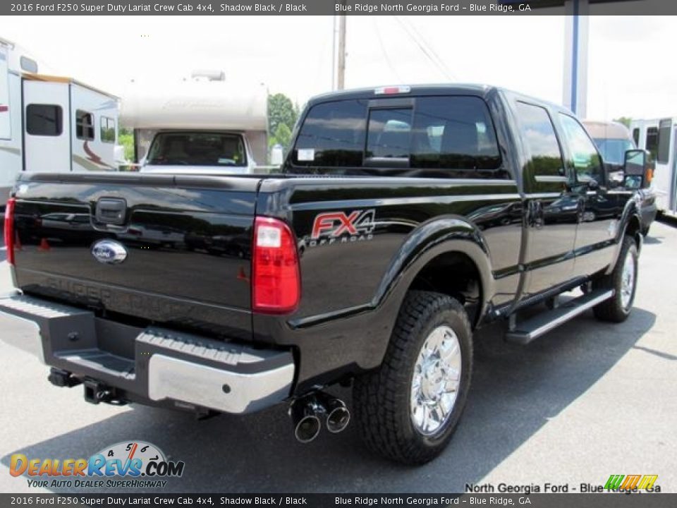 2016 Ford F250 Super Duty Lariat Crew Cab 4x4 Shadow Black / Black Photo #5
