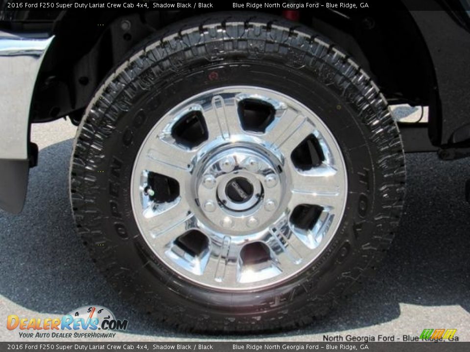 2016 Ford F250 Super Duty Lariat Crew Cab 4x4 Shadow Black / Black Photo #9