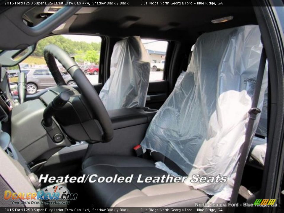 2016 Ford F250 Super Duty Lariat Crew Cab 4x4 Shadow Black / Black Photo #11