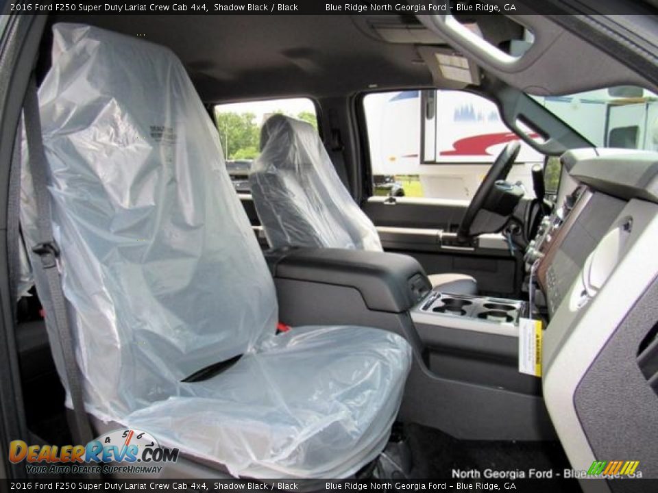 2016 Ford F250 Super Duty Lariat Crew Cab 4x4 Shadow Black / Black Photo #12