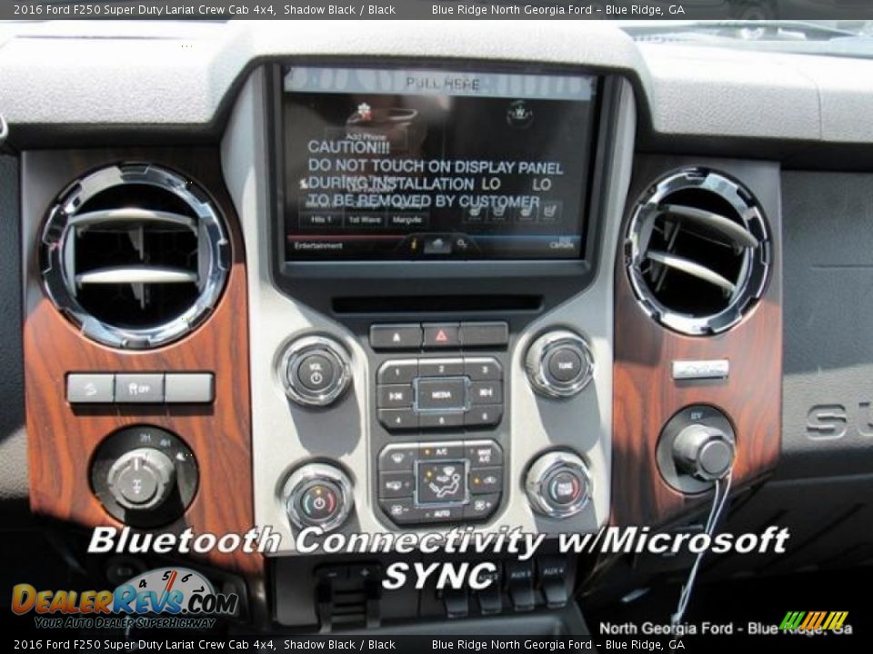 2016 Ford F250 Super Duty Lariat Crew Cab 4x4 Shadow Black / Black Photo #20