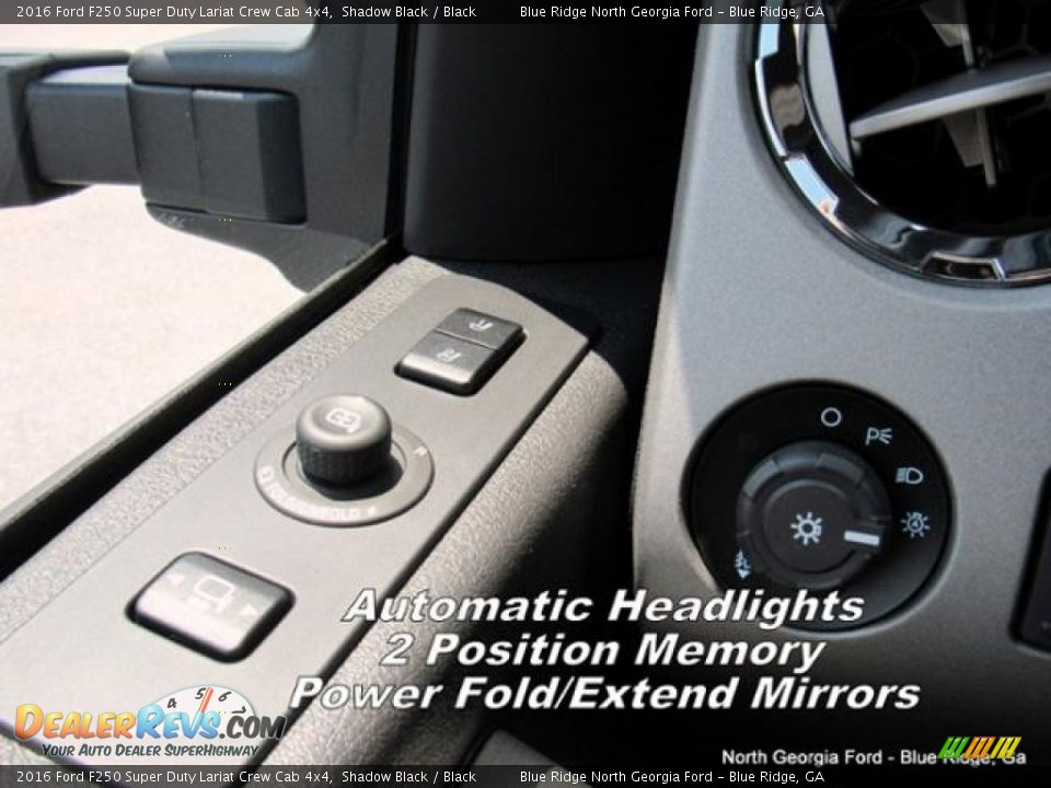 2016 Ford F250 Super Duty Lariat Crew Cab 4x4 Shadow Black / Black Photo #25