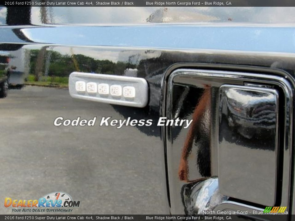 2016 Ford F250 Super Duty Lariat Crew Cab 4x4 Shadow Black / Black Photo #27