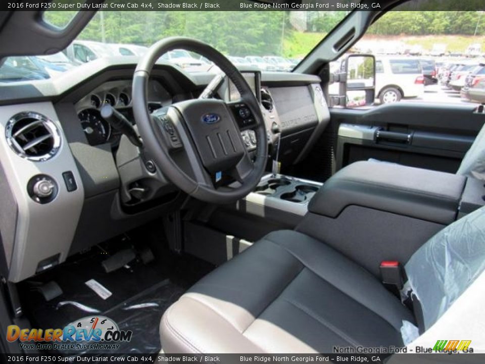 2016 Ford F250 Super Duty Lariat Crew Cab 4x4 Shadow Black / Black Photo #30