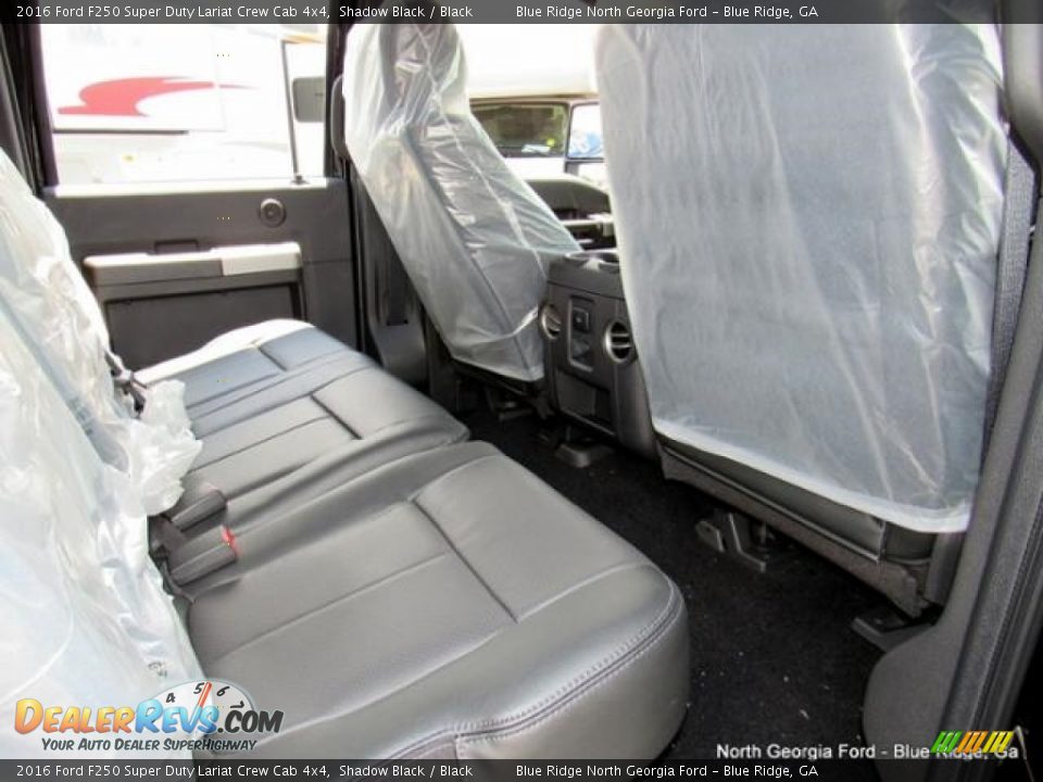 2016 Ford F250 Super Duty Lariat Crew Cab 4x4 Shadow Black / Black Photo #33