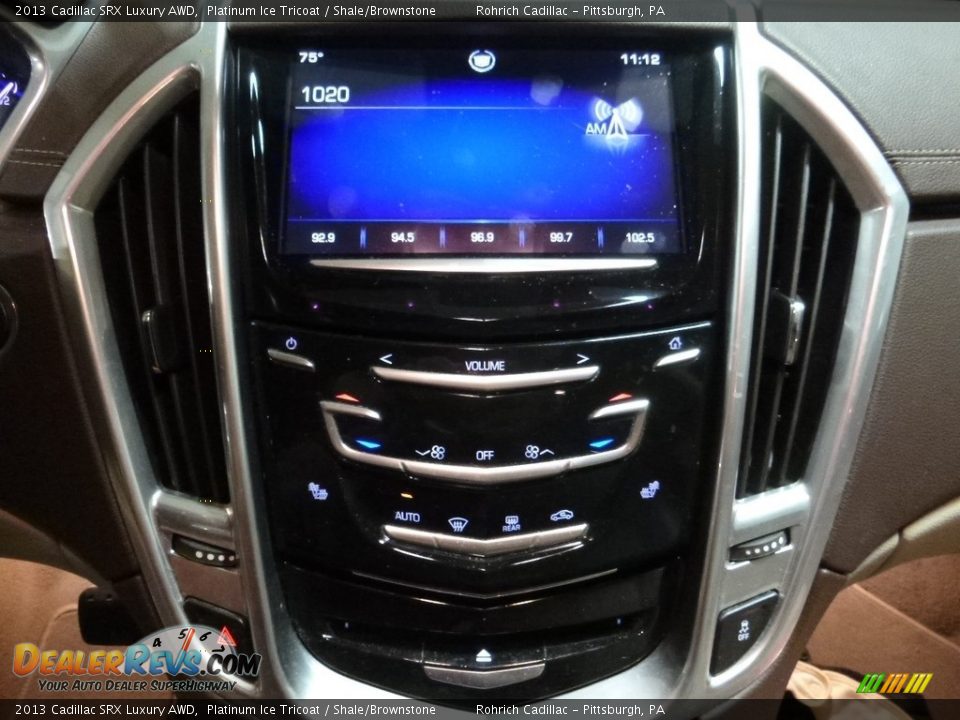 2013 Cadillac SRX Luxury AWD Platinum Ice Tricoat / Shale/Brownstone Photo #5