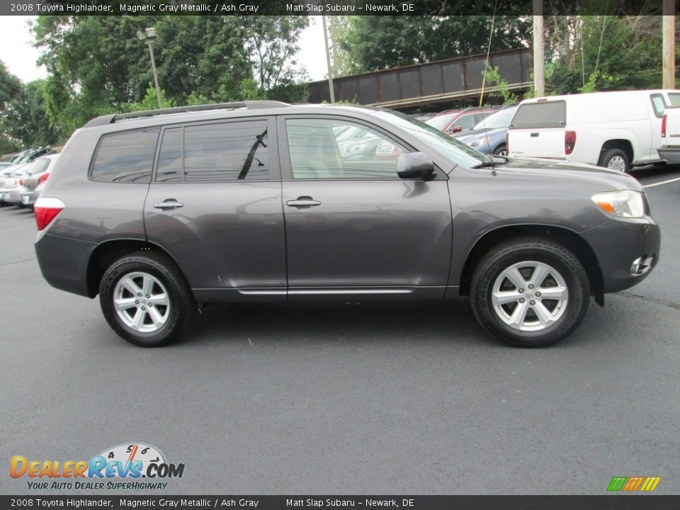 2008 Toyota Highlander Magnetic Gray Metallic / Ash Gray Photo #5