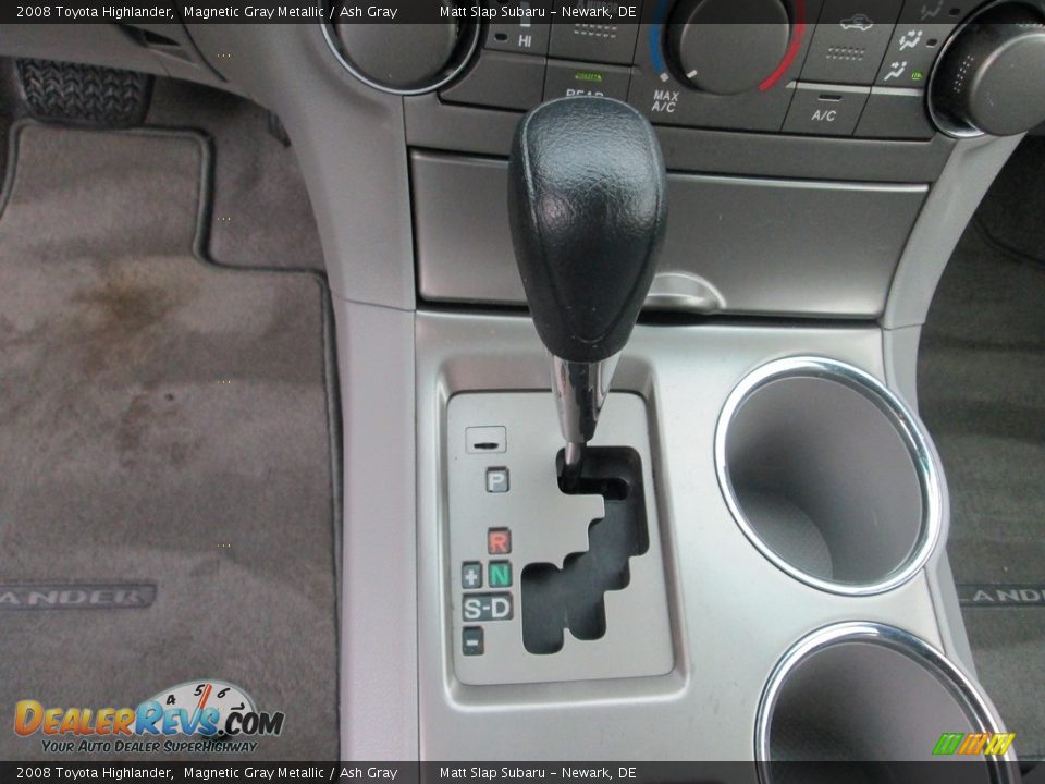 2008 Toyota Highlander Magnetic Gray Metallic / Ash Gray Photo #26