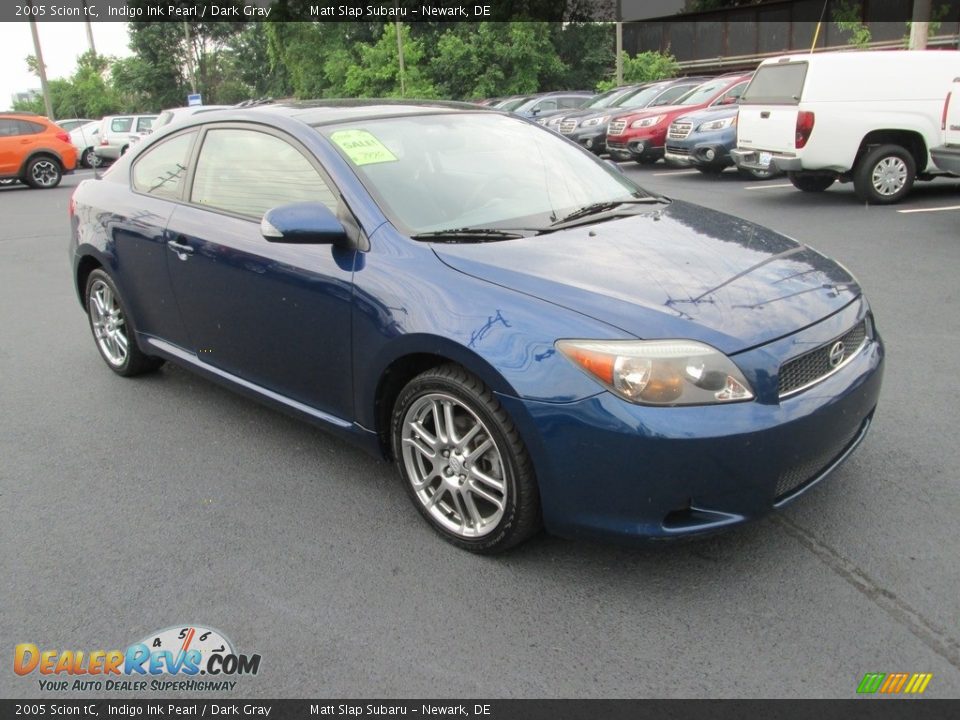 2005 Scion tC Indigo Ink Pearl / Dark Gray Photo #4