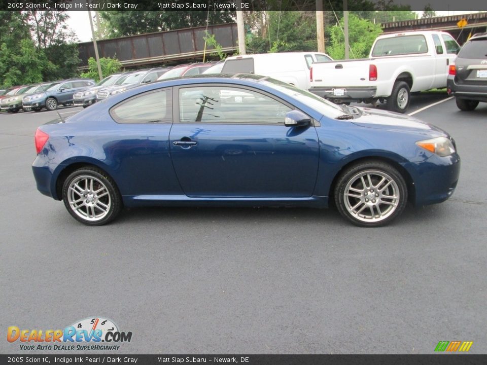 2005 Scion tC Indigo Ink Pearl / Dark Gray Photo #5