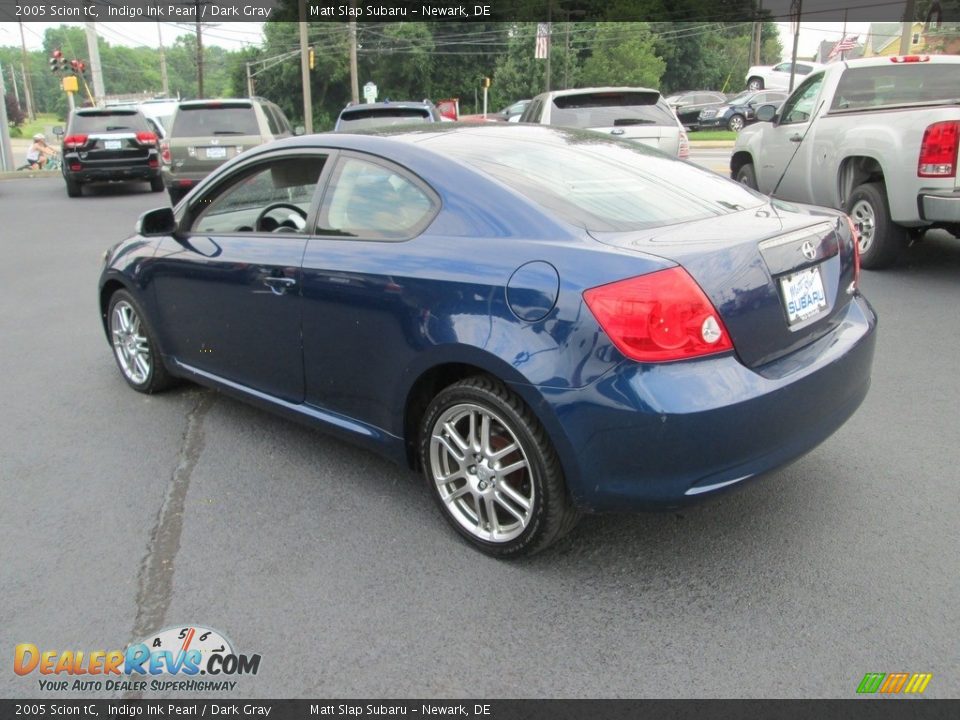 2005 Scion tC Indigo Ink Pearl / Dark Gray Photo #8