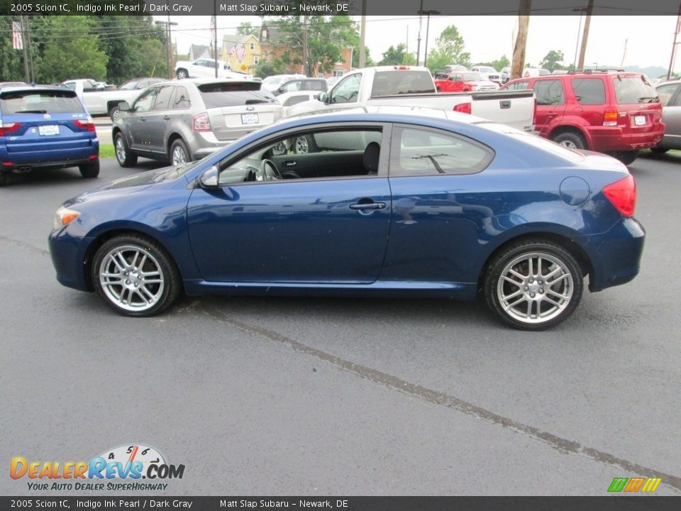 2005 Scion tC Indigo Ink Pearl / Dark Gray Photo #9