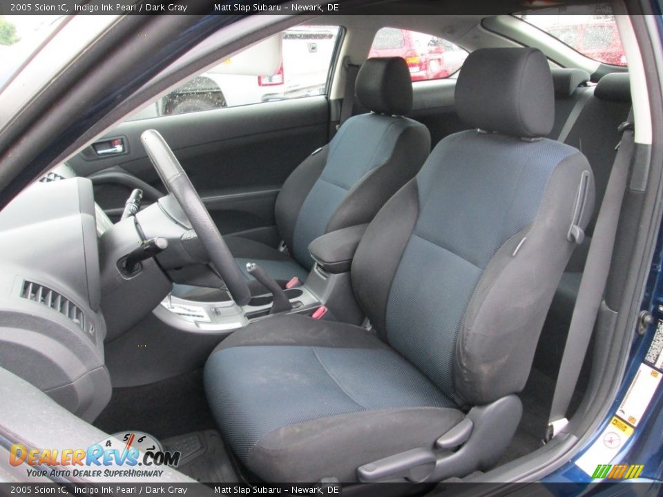 2005 Scion tC Indigo Ink Pearl / Dark Gray Photo #14