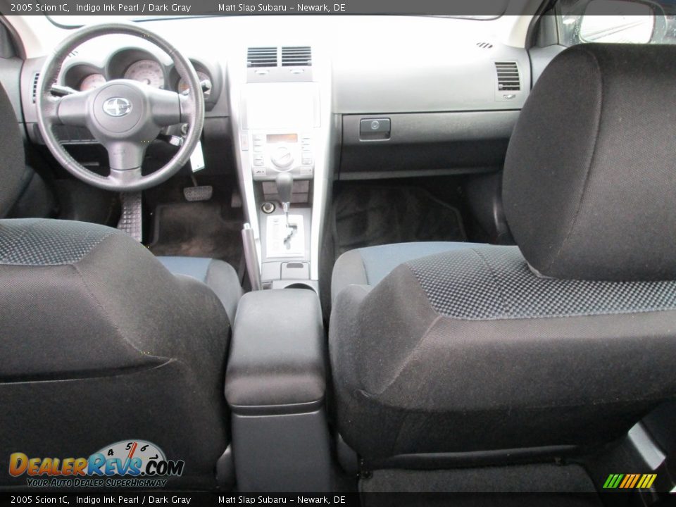 2005 Scion tC Indigo Ink Pearl / Dark Gray Photo #21
