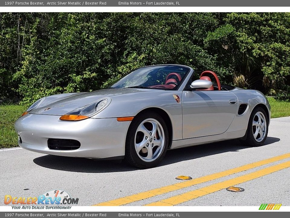 Front 3/4 View of 1997 Porsche Boxster  Photo #5