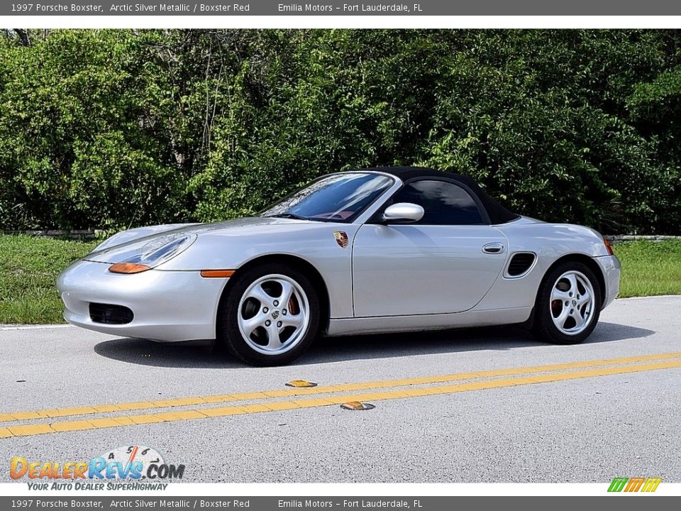 Arctic Silver Metallic 1997 Porsche Boxster  Photo #21