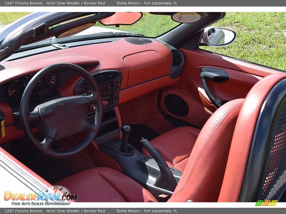Boxster Red Interior - 1997 Porsche Boxster  Photo #35