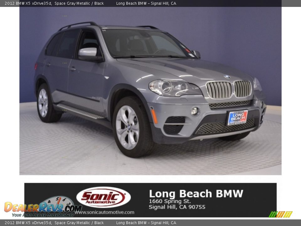 2012 BMW X5 xDrive35d Space Gray Metallic / Black Photo #1
