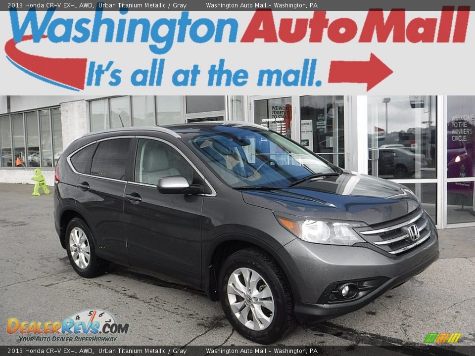 2013 Honda CR-V EX-L AWD Urban Titanium Metallic / Gray Photo #1