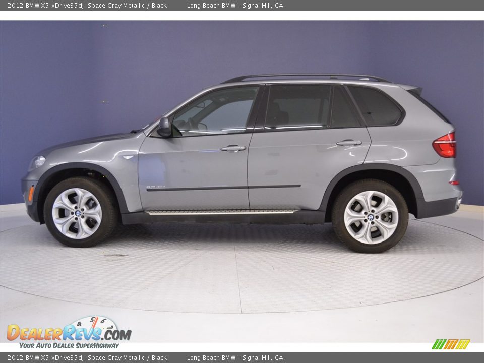 2012 BMW X5 xDrive35d Space Gray Metallic / Black Photo #4