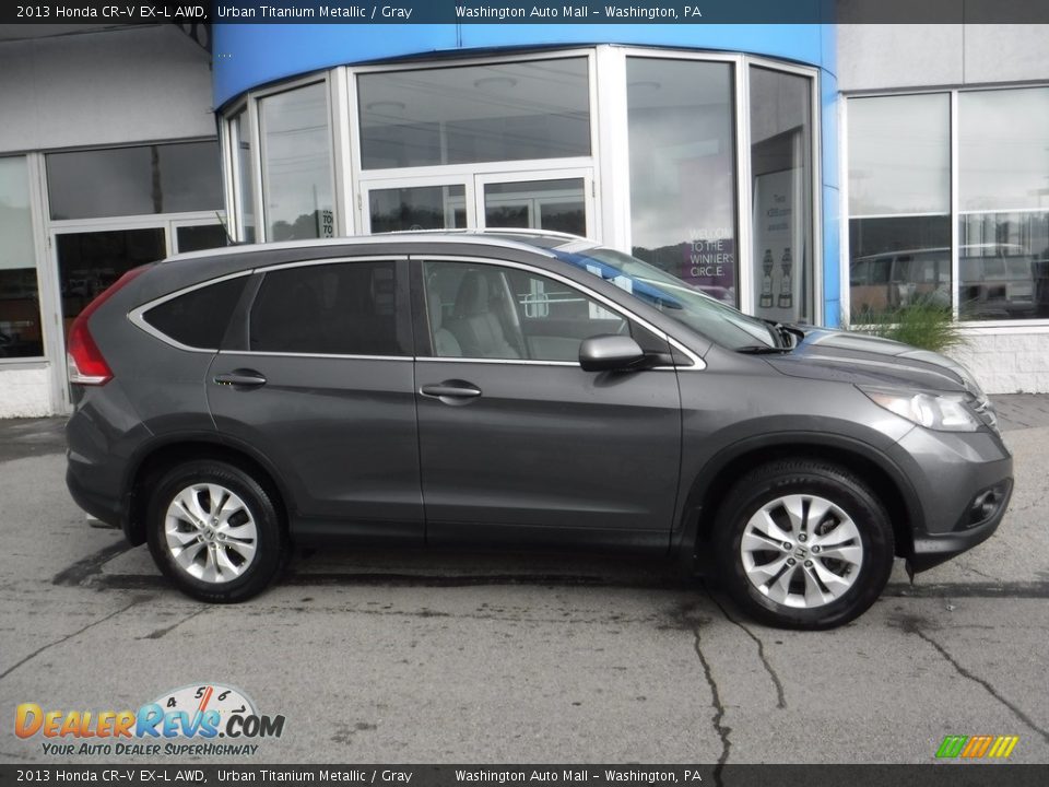 2013 Honda CR-V EX-L AWD Urban Titanium Metallic / Gray Photo #2