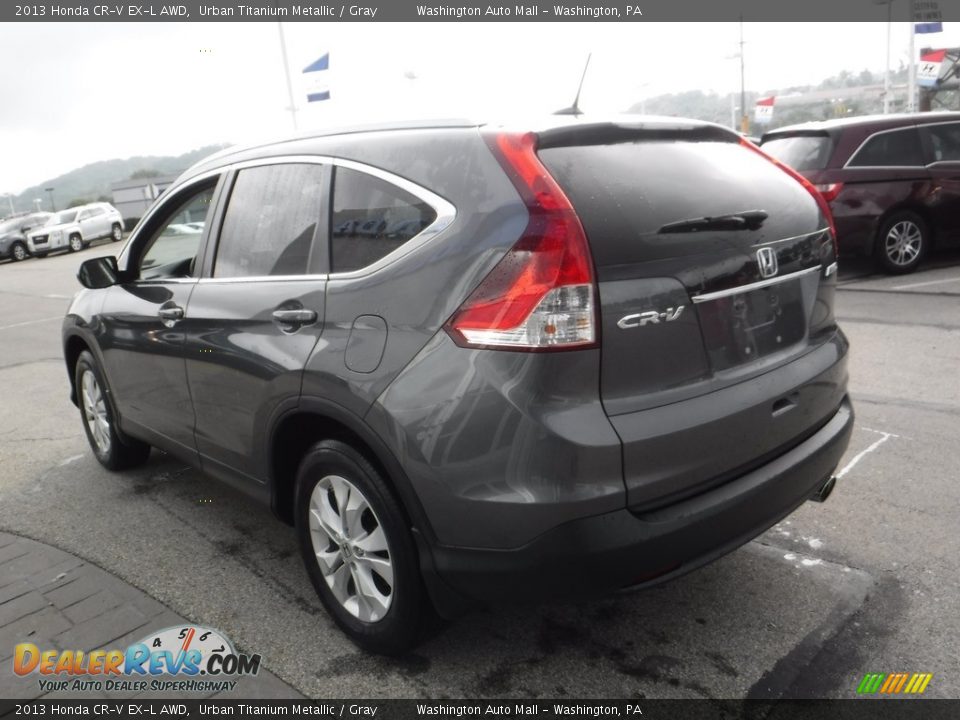 2013 Honda CR-V EX-L AWD Urban Titanium Metallic / Gray Photo #8
