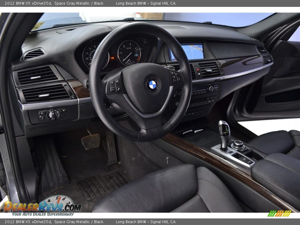 2012 BMW X5 xDrive35d Space Gray Metallic / Black Photo #11