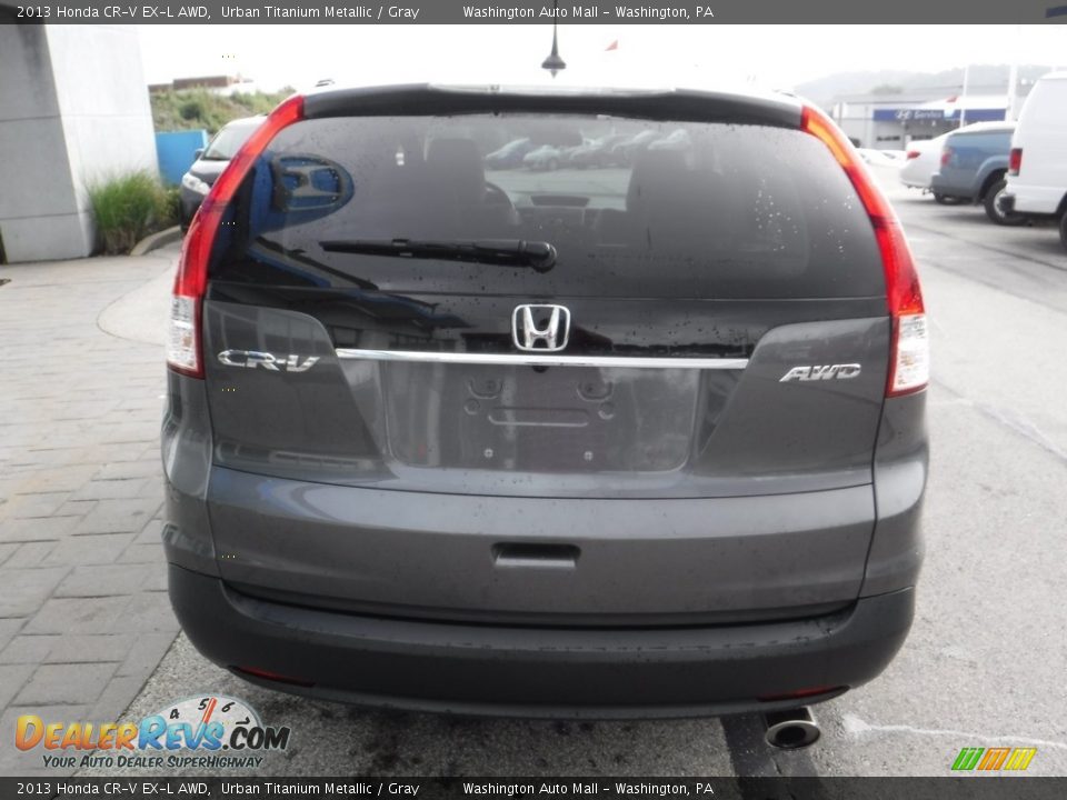2013 Honda CR-V EX-L AWD Urban Titanium Metallic / Gray Photo #9