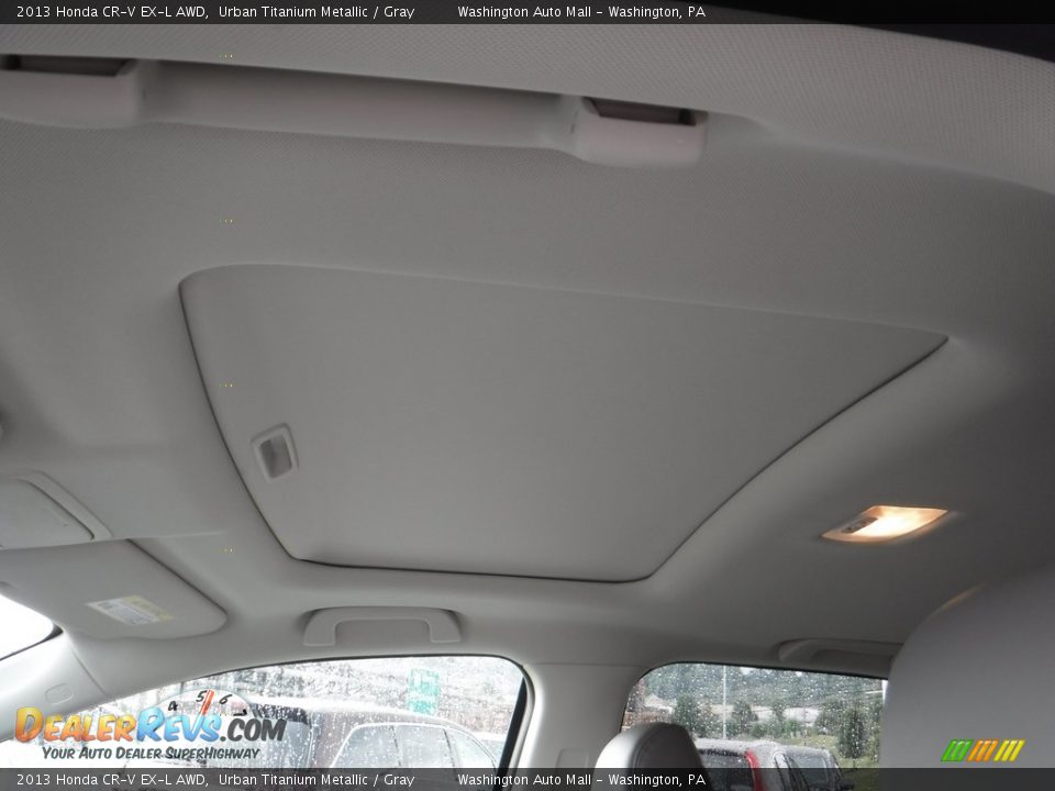 2013 Honda CR-V EX-L AWD Urban Titanium Metallic / Gray Photo #12